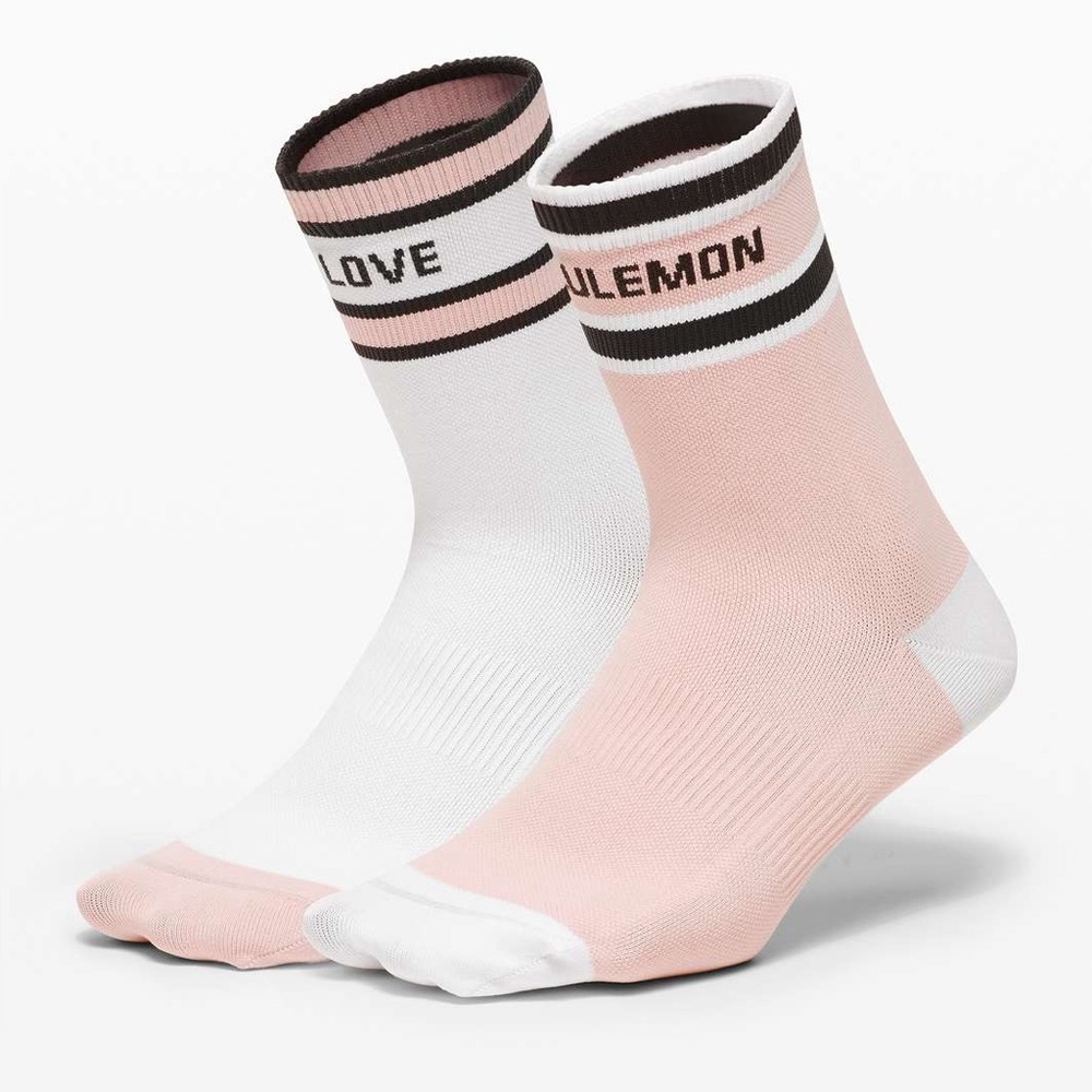 LULULEMON Striped Quarter Socks